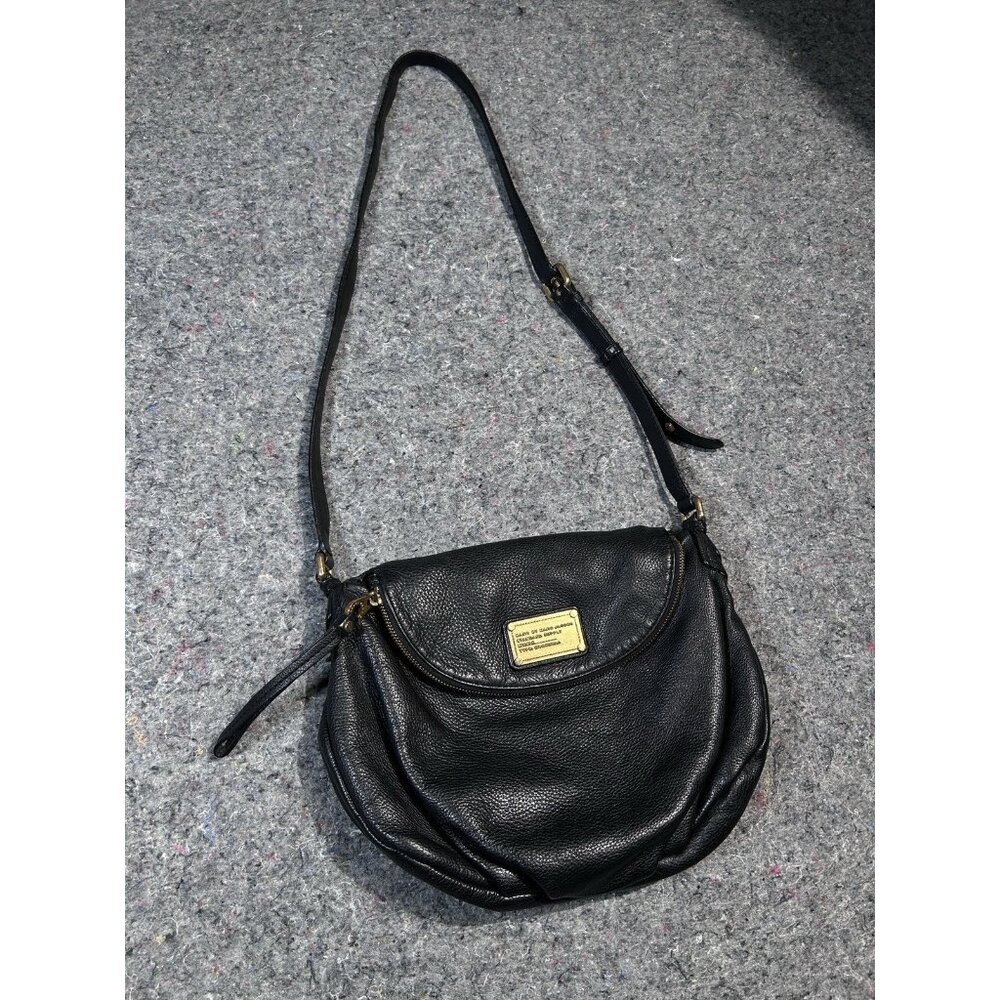 #MARC BY MARC JACOBS Classic Q NATASHA Black Crossbody Shoulder Bag